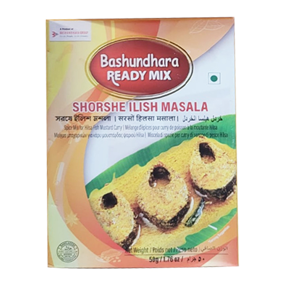 Shorshe Ilish masala bashundhara ready mix 50g thumbnail 1